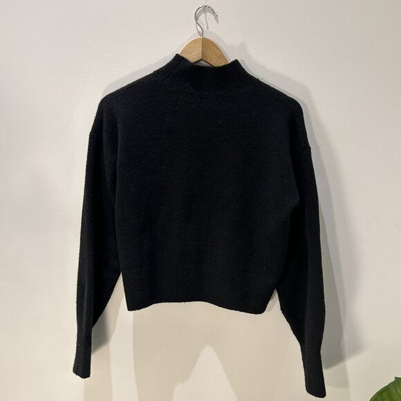 &OtherStories Mock Neck Sweater in Black XS - Picture 4 of 9